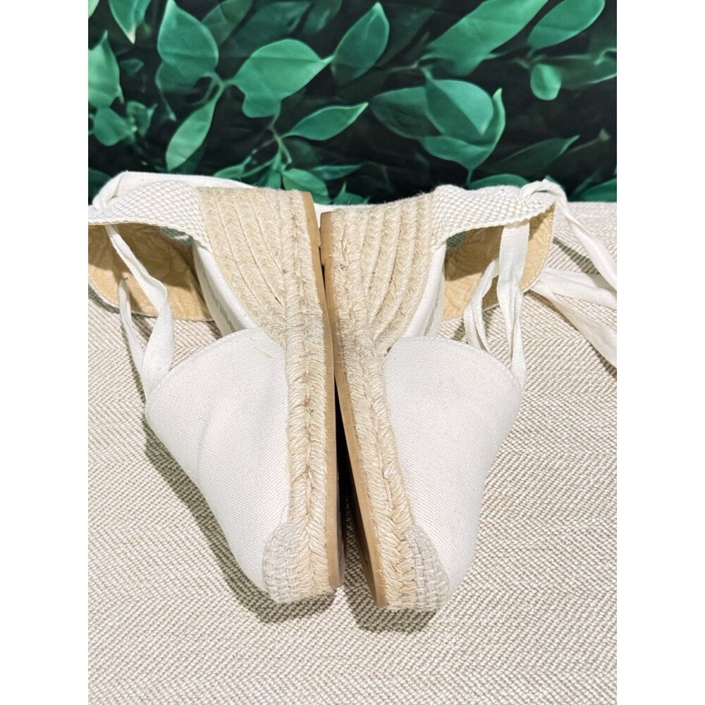 Espadrilles Ankle Tie Wedge Espadrilles EU 40 US 9 Made in Spain - Picture 3 of 8